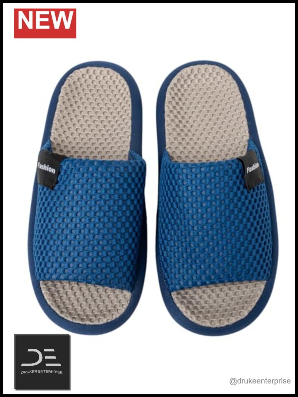 Breathable Mesh Slippers with Arch Support EVA Sole House Slides